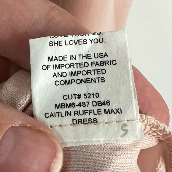 *NEW* Show Me Your MuMu Caitlin Ruffle Maxi Bridesmaids Dress - Picture 16 of 16